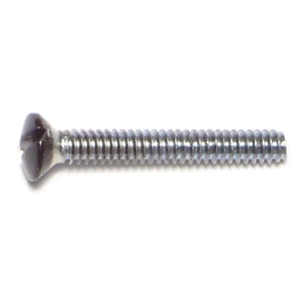 Midwest Fastener #6-32 x 1 in Slotted Oval Machine Screw, Zinc Brown Steel, 20 PK 68568 - main